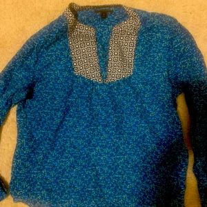 J.Crew Floral Shirt blouse Sz 10